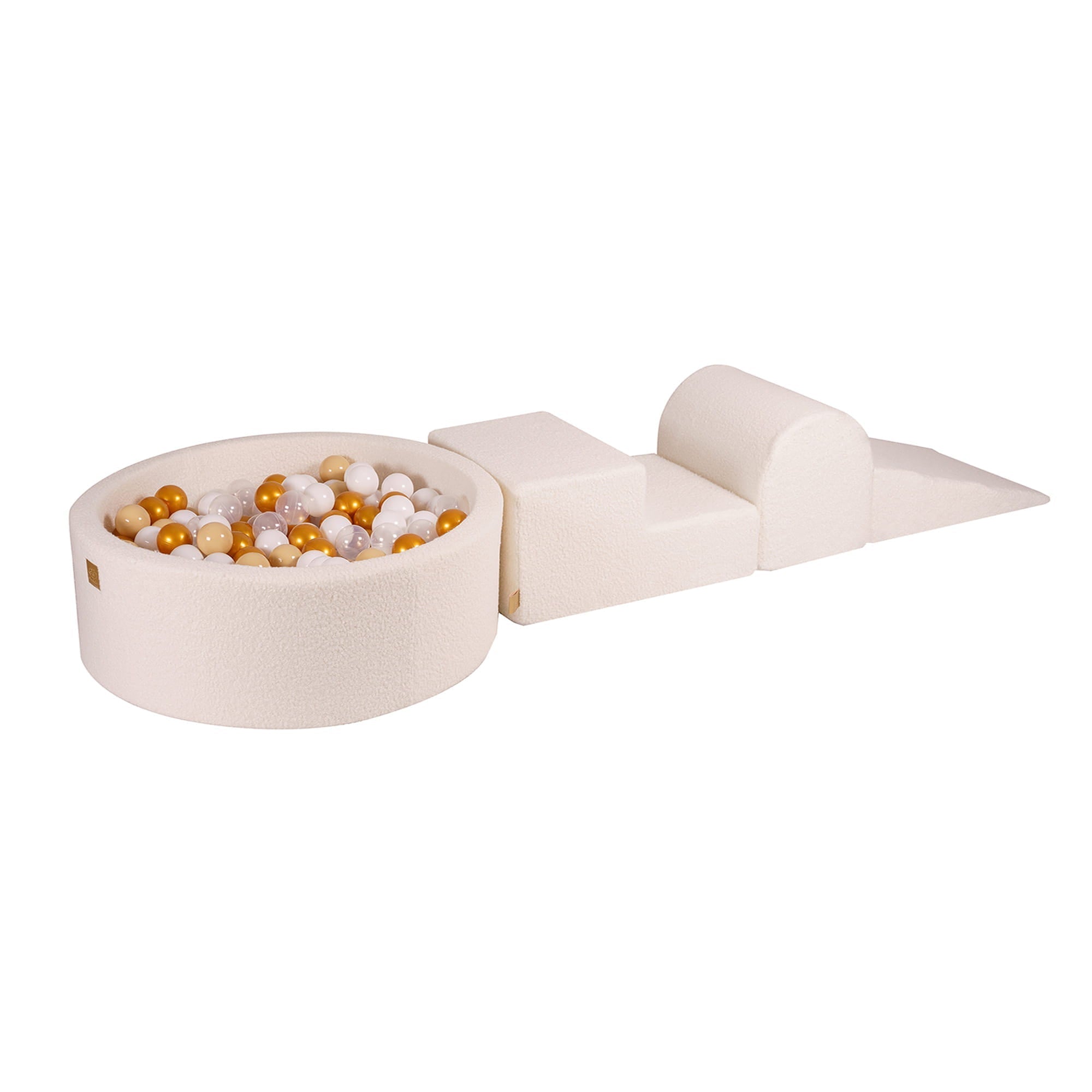 Boucle Foam Speeltuin 4 Elementen Wit