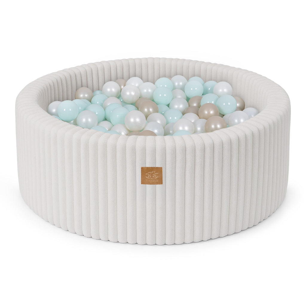 Ballenbak voor kinderen – Bal naar keuze | Suikerspin wit | Churros