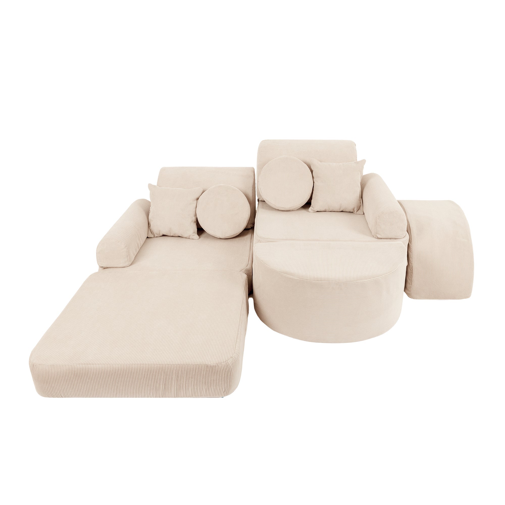 MeowBaby Slimcord Speelbank Max – Modulaire Kinderspeelbank | 12 Stuks