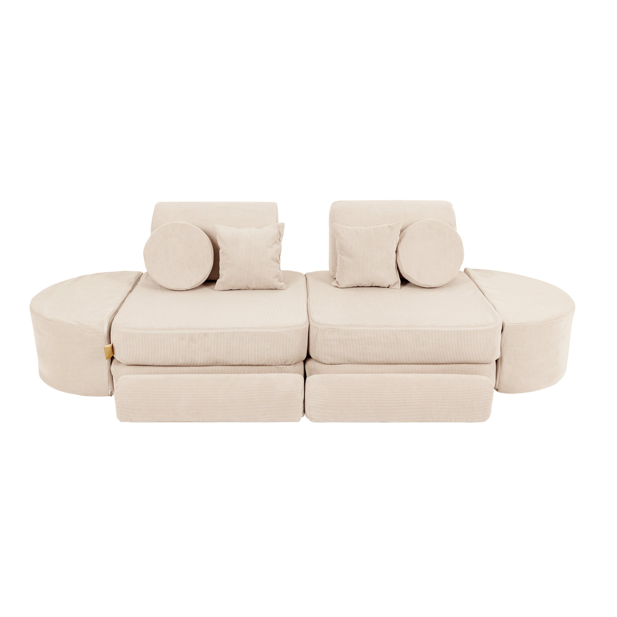 MeowBaby Slimcord Speelbank Max – Modulaire Kinderspeelbank | 12 Stuks