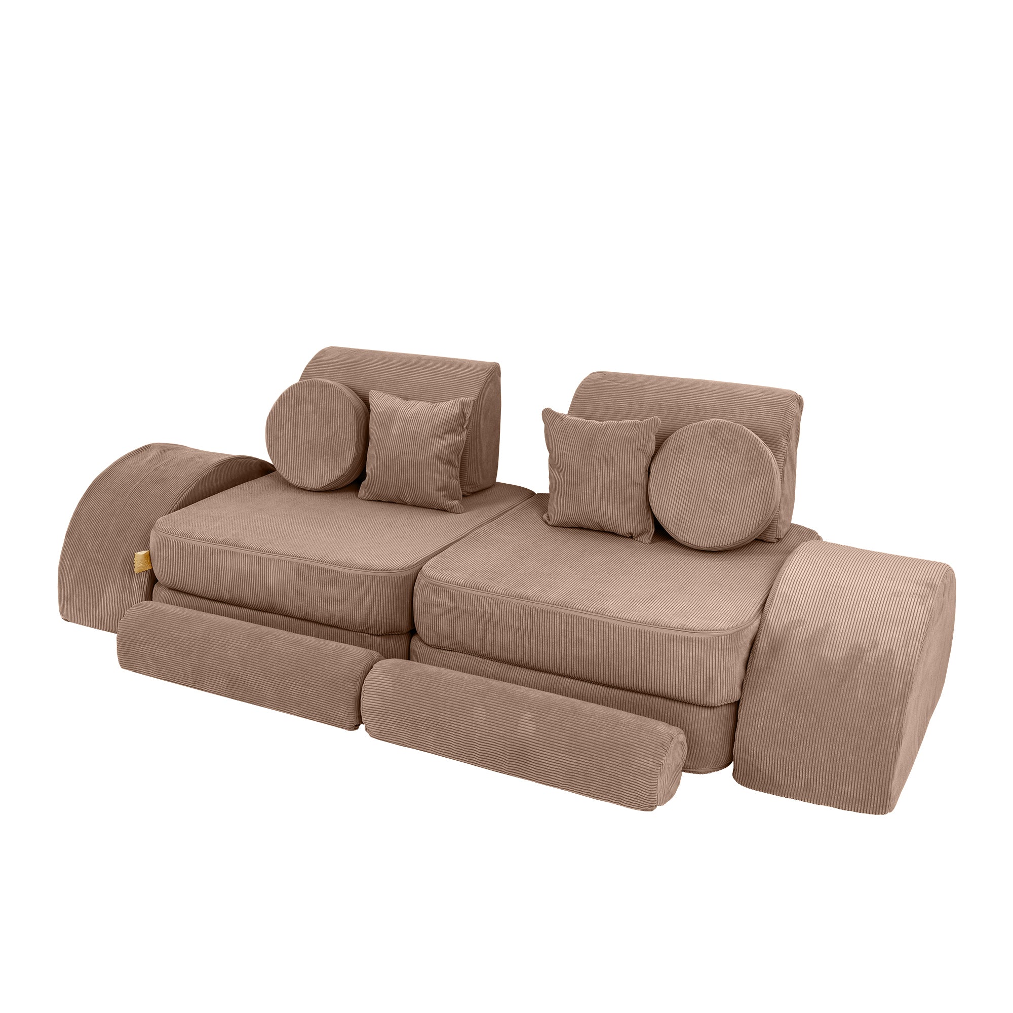 MeowBaby Slimcord Speelbank Max – Modulaire Kinderspeelbank | 12 Stuks