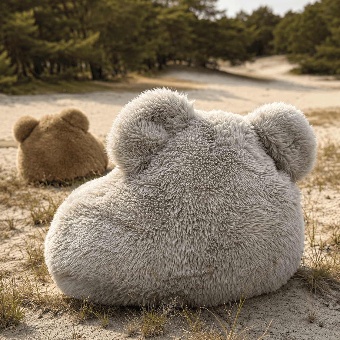 Meowbaby Pouf for Kids - Sako Bag Teddy | Mammoth