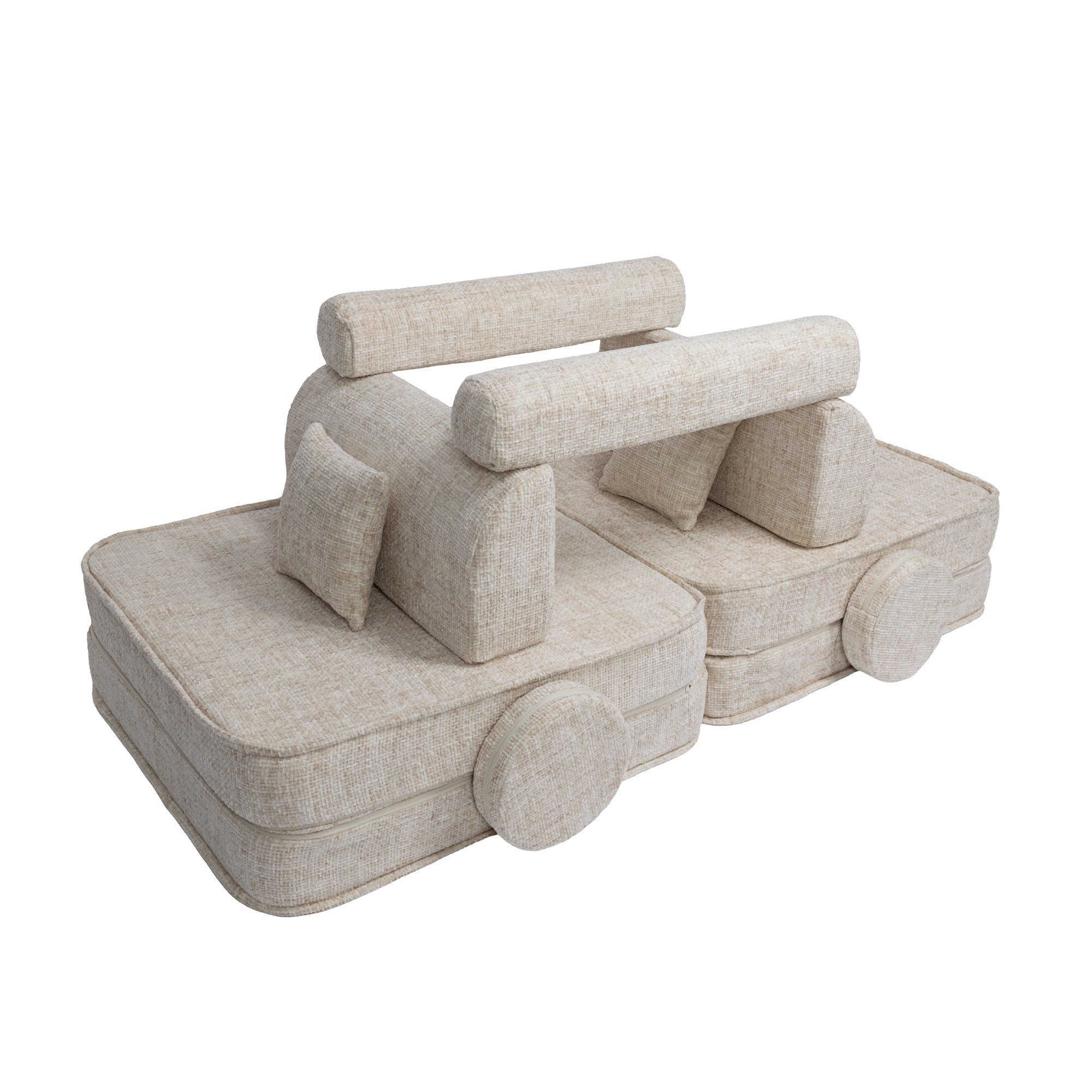 Meowbaby Tangle Kids Play Sofa - Modular Play Couch | 8 Pieces