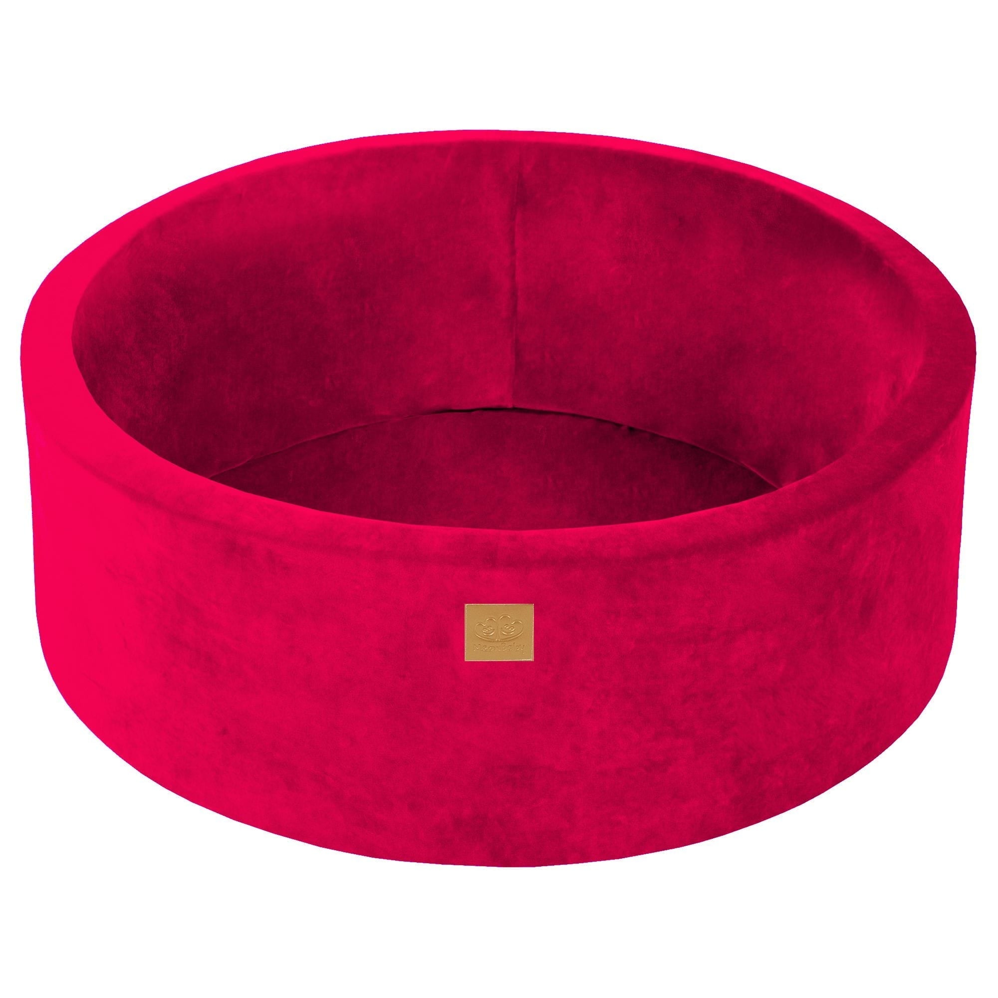 Fluwelen ballenbak Magenta ballen om uit te kiezen