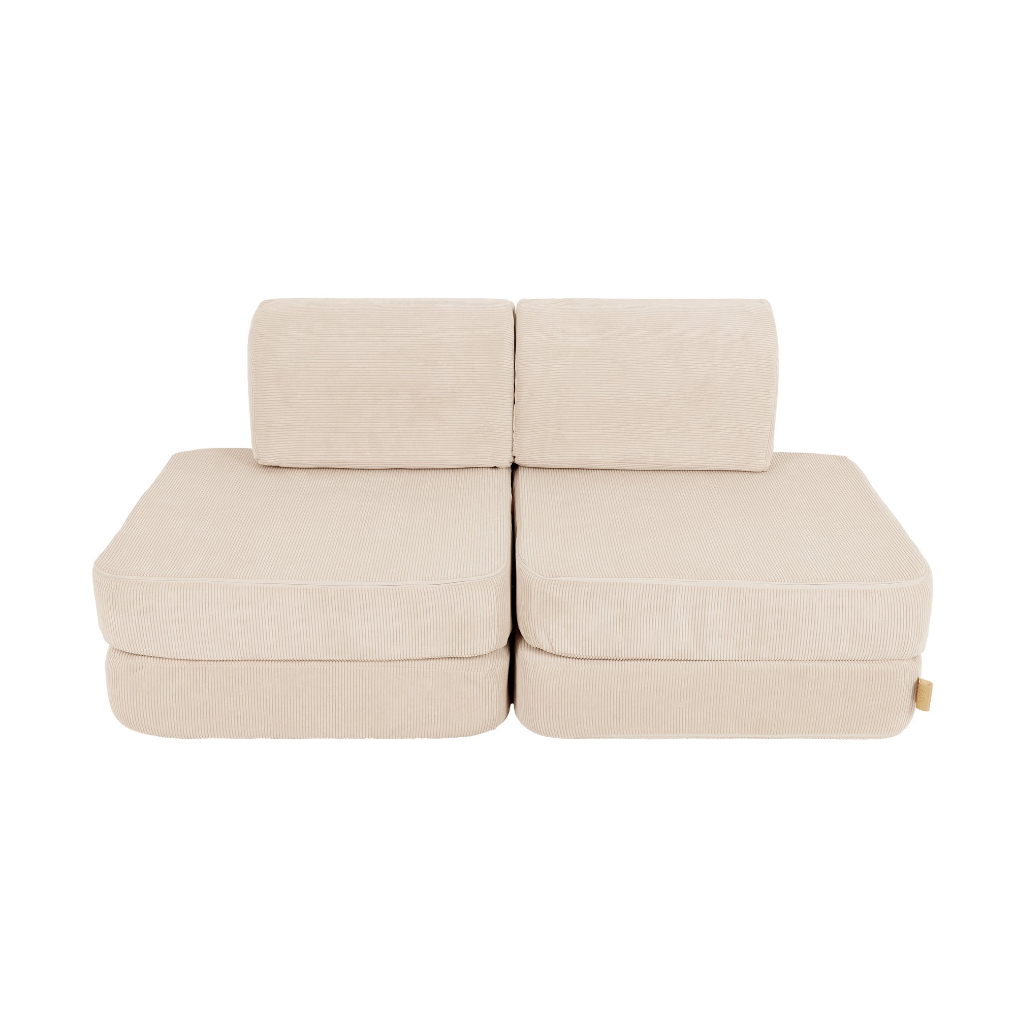 Slimcord Sofa Basic – Modulaire Kinderspeelbank | 4 Stuks