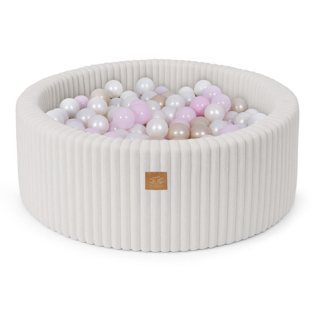 Ballenbak voor kinderen – Bal naar keuze | Suikerspin wit | Churros