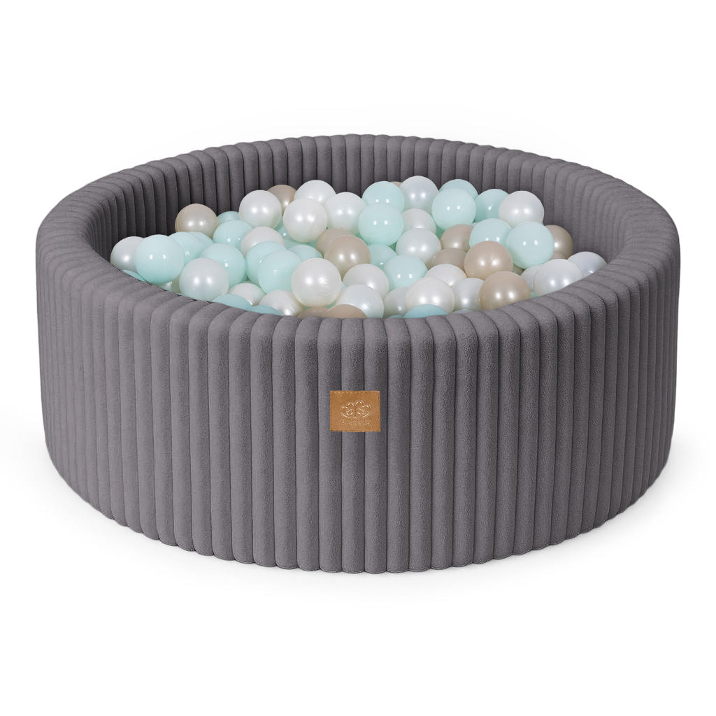 Ballenbak voor kinderen – Bal naar keuze | Jurassic Gray | Churros