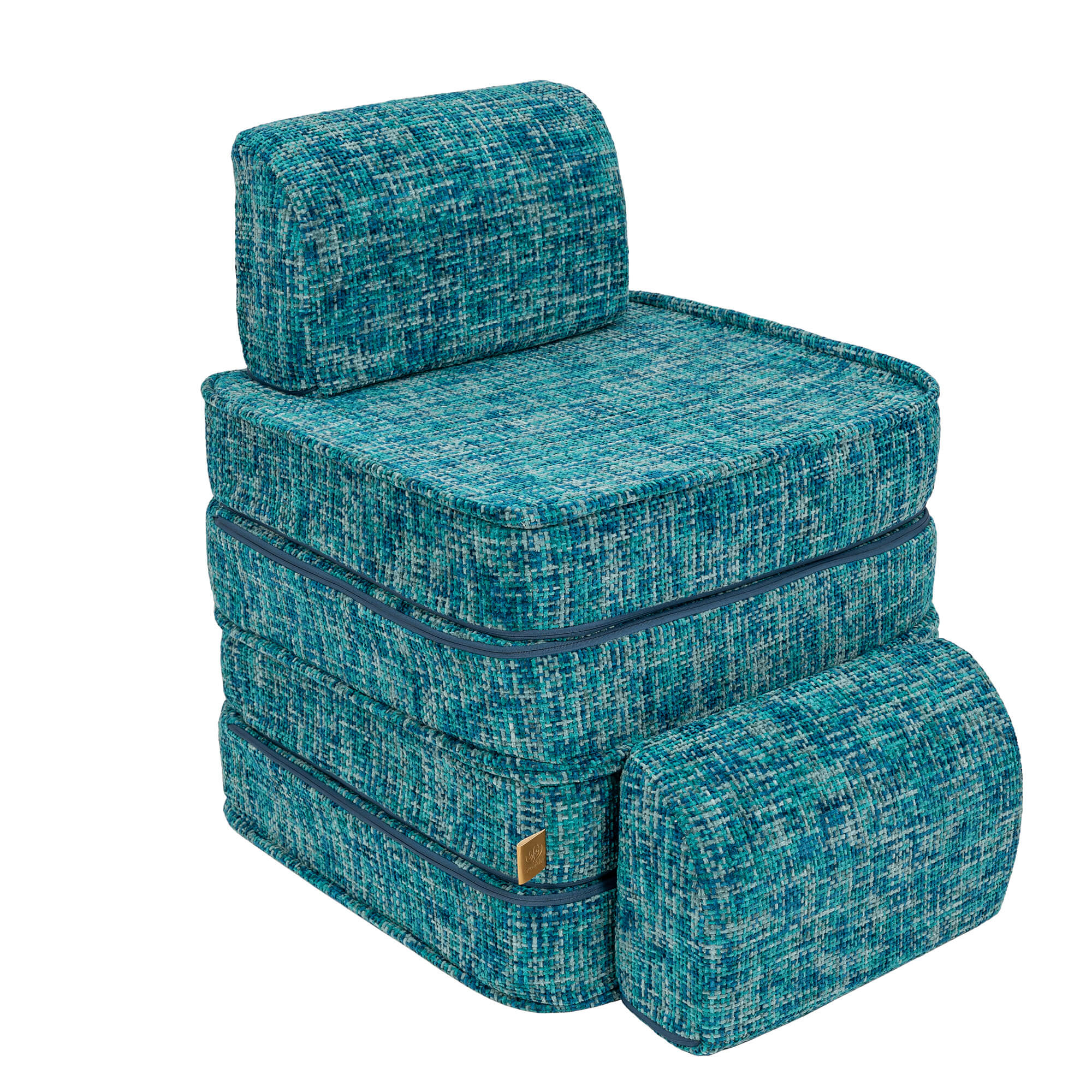 Meowbaby Tangle Pocket Sofa Basic Lagoon Blue