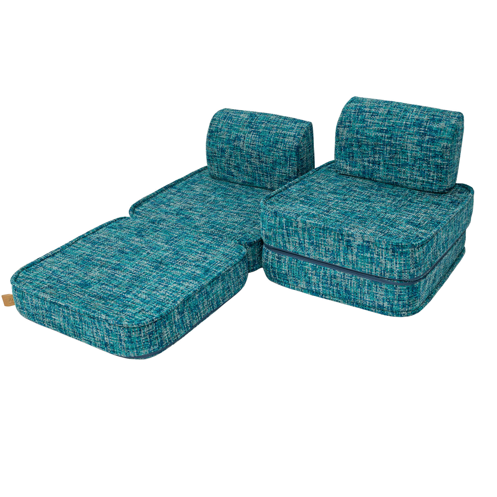 Meowbaby Tangle Pocket Sofa Basic Lagoon Blue