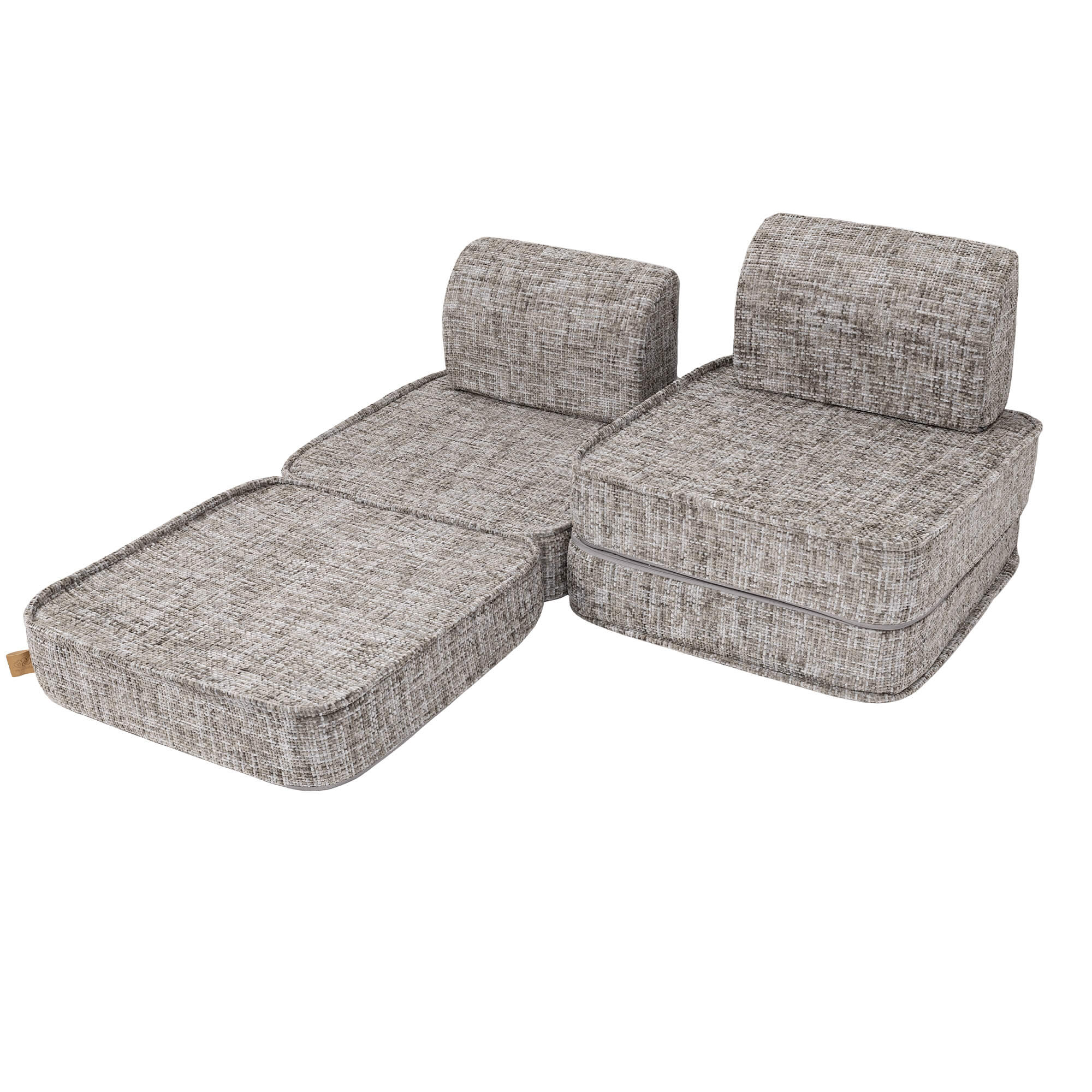 Meowbaby Tangle Pocket Sofa Basic Moon Grey