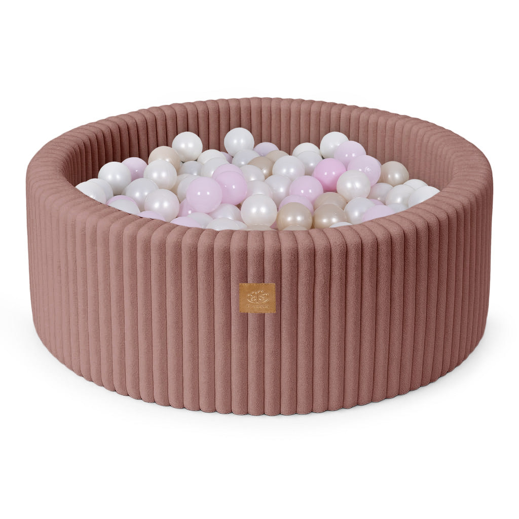 Ballenbak voor kinderen – Bal naar keuze | Ruby Chocolade Roze | Churros