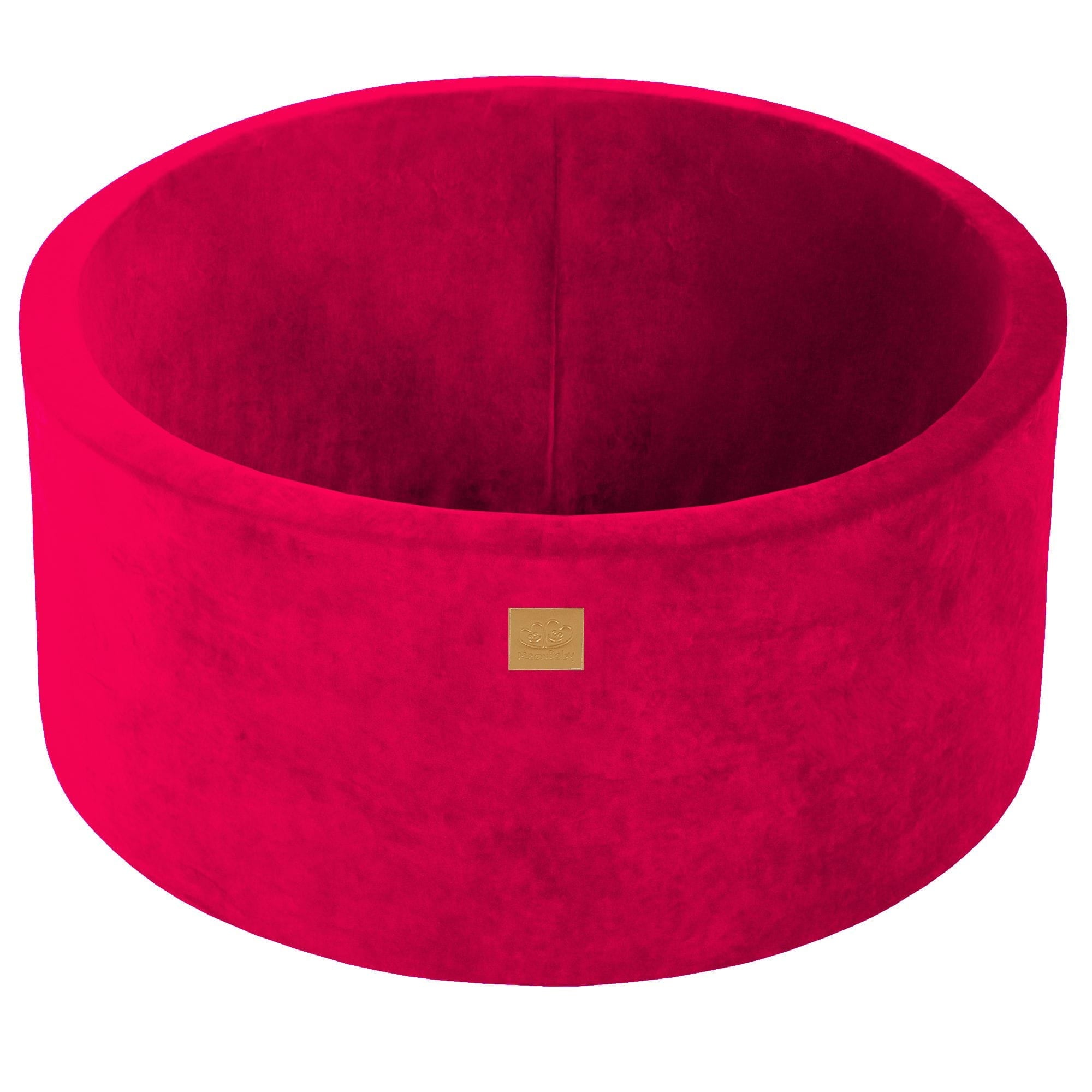 Fluwelen ballenbak Magenta ballen om uit te kiezen