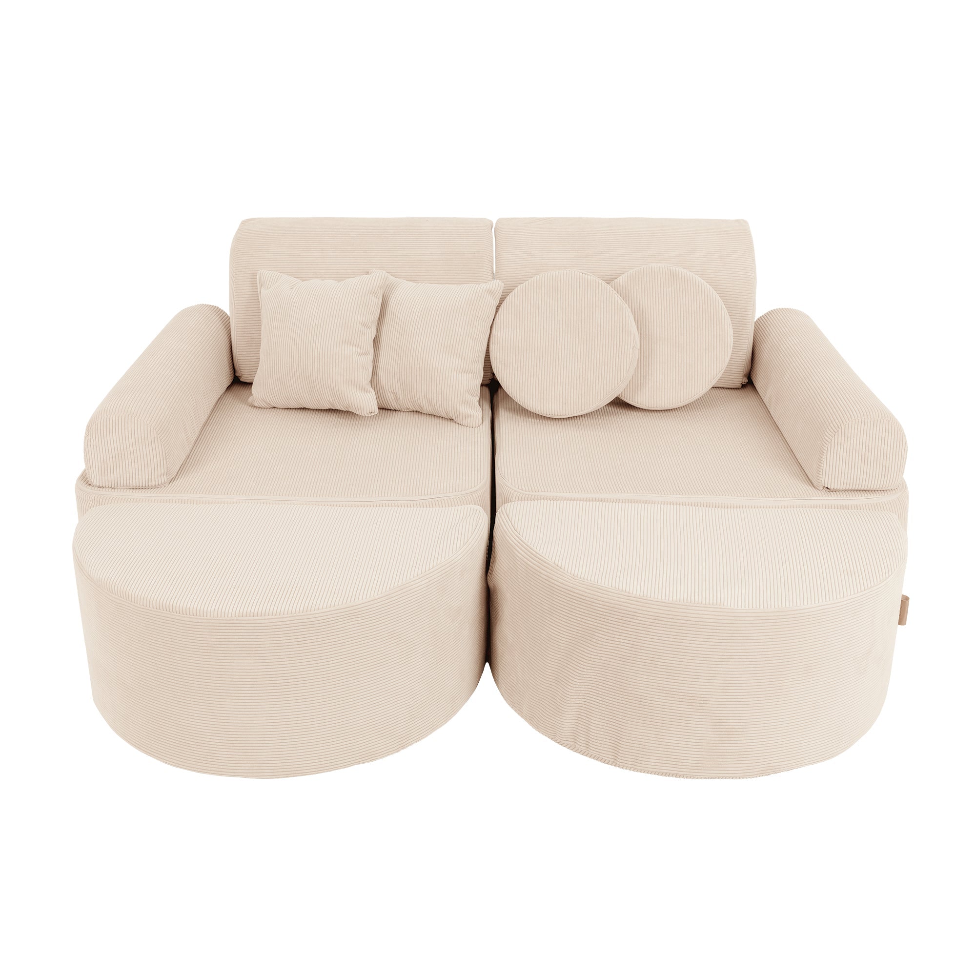 MeowBaby Slimcord Speelbank Max – Modulaire Kinderspeelbank | 12 Stuks