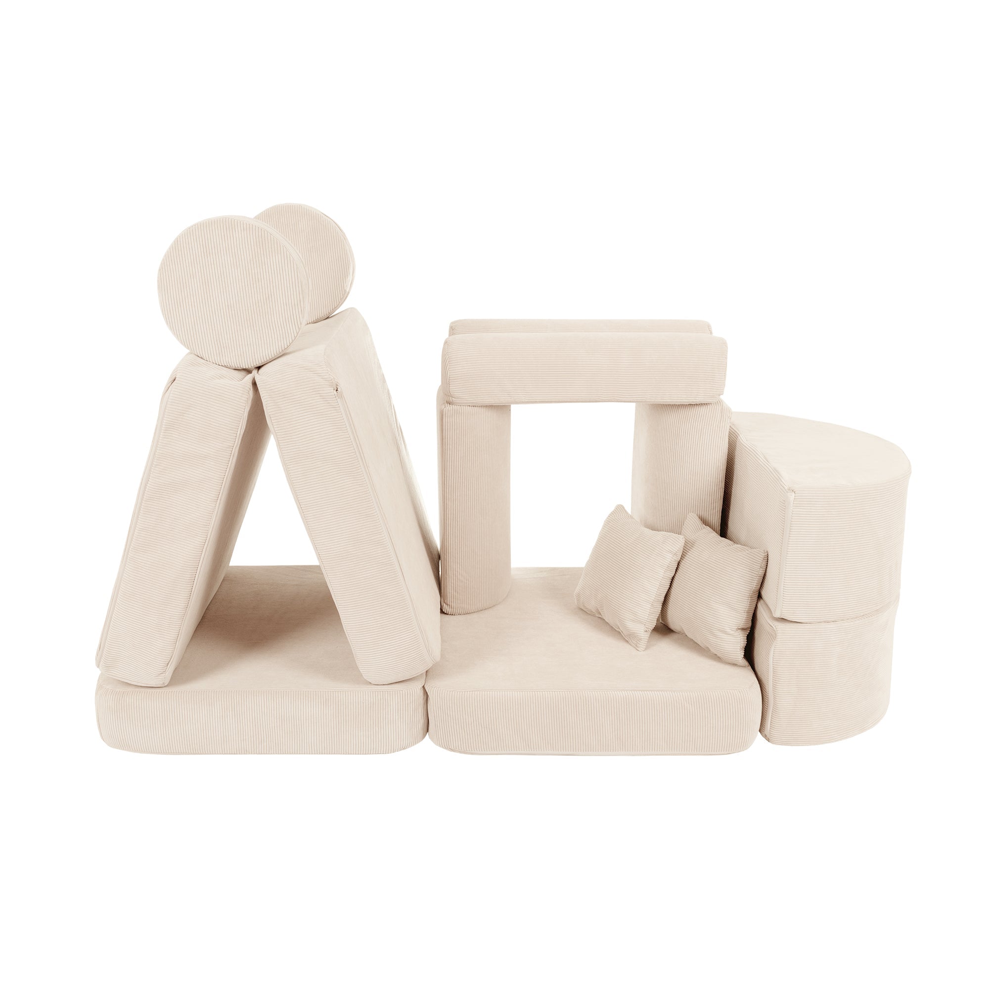 MeowBaby Slimcord Speelbank Max – Modulaire Kinderspeelbank | 12 Stuks