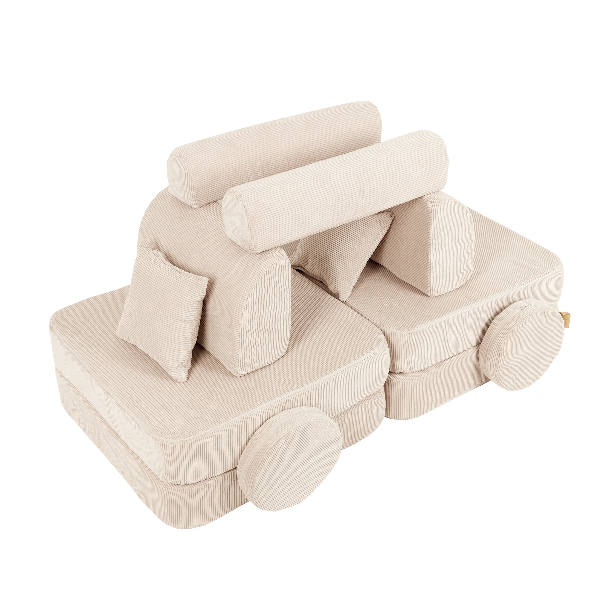 MeowBaby Slimcord Speelbank Plus – Modulaire Speelbank voor Kinderen | 10 Stuks