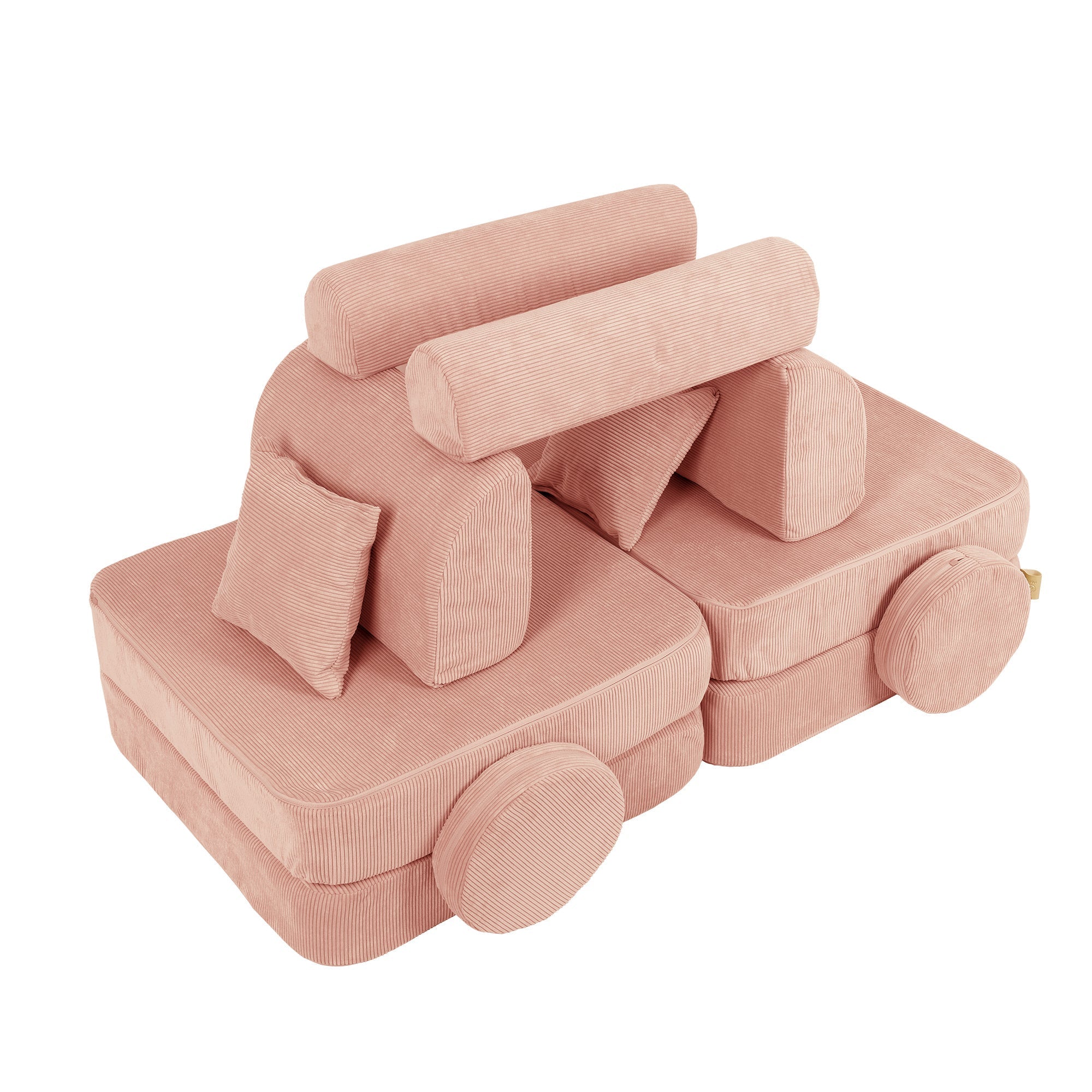 MeowBaby Slimcord Speelbank Plus – Modulaire Speelbank voor Kinderen | 10 Stuks