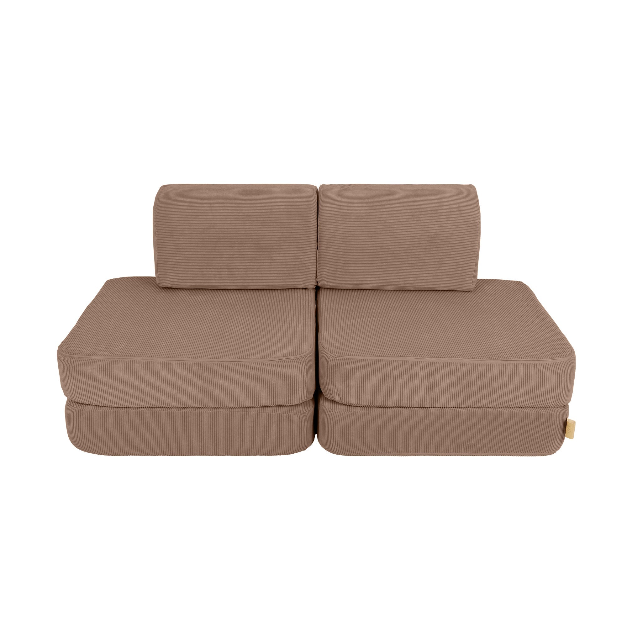 Slimcord Sofa Basic – Modulaire Kinderspeelbank | 4 Stuks