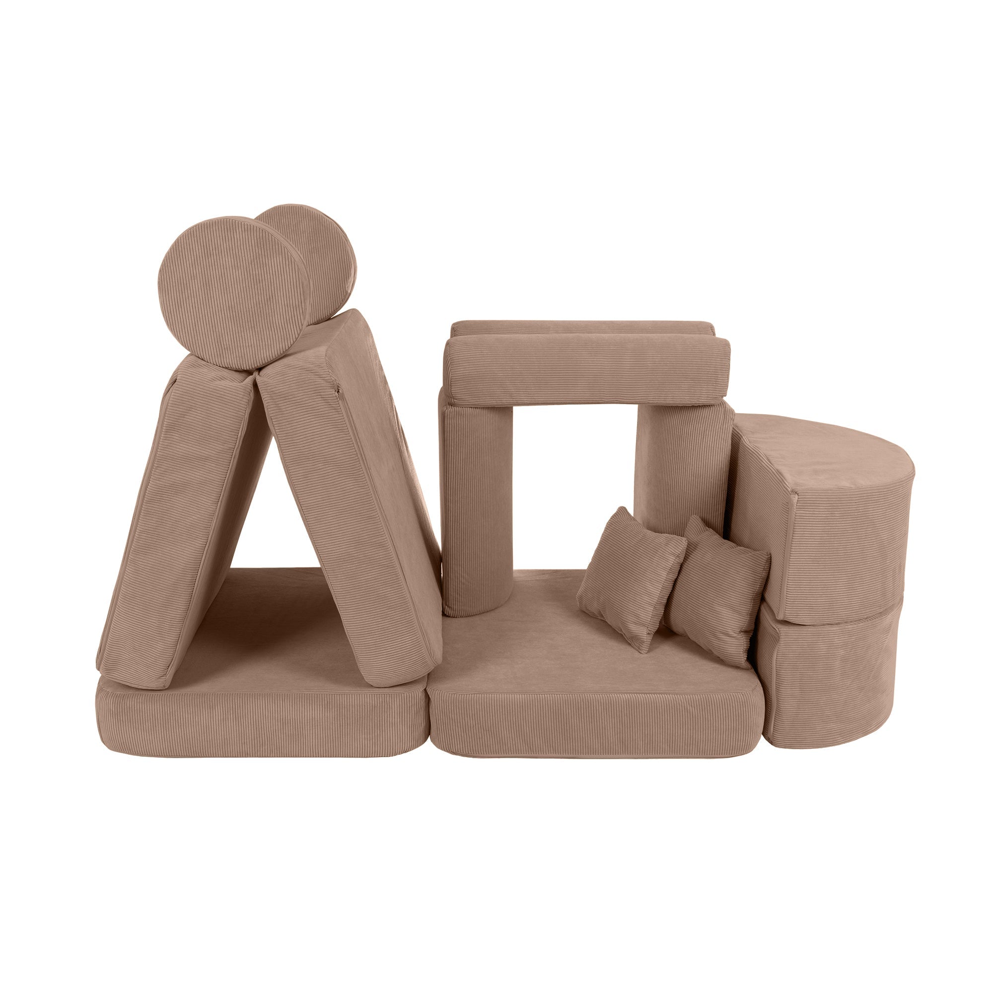 MeowBaby Slimcord Speelbank Max – Modulaire Kinderspeelbank | 12 Stuks