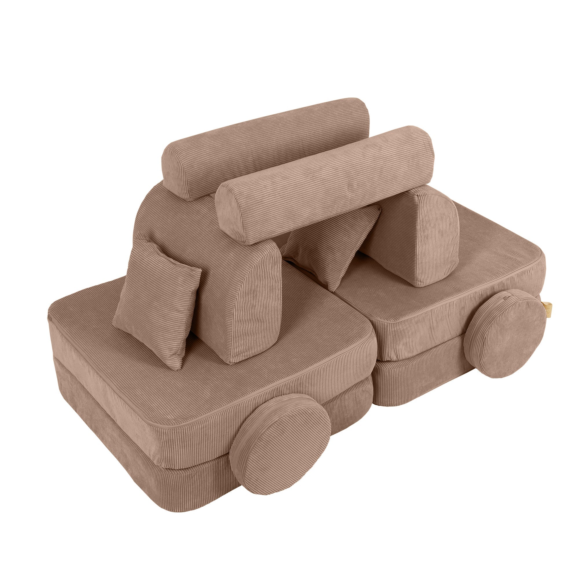 MeowBaby Slimcord Speelbank Plus – Modulaire Speelbank voor Kinderen | 10 Stuks