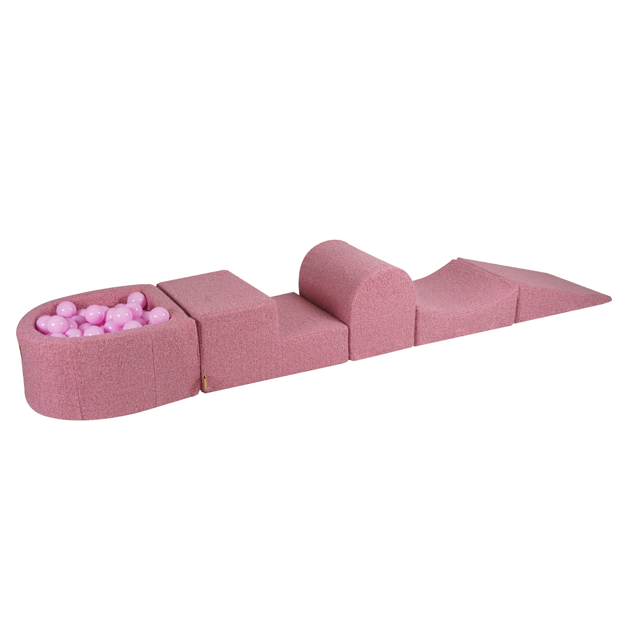 Boucle Foam Speeltuin 5 Elementen Roze