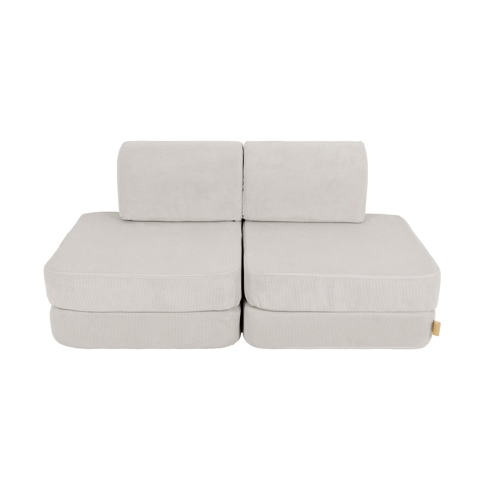 Slimcord Sofa Basic – Modulaire Kinderspeelbank | 4 Stuks