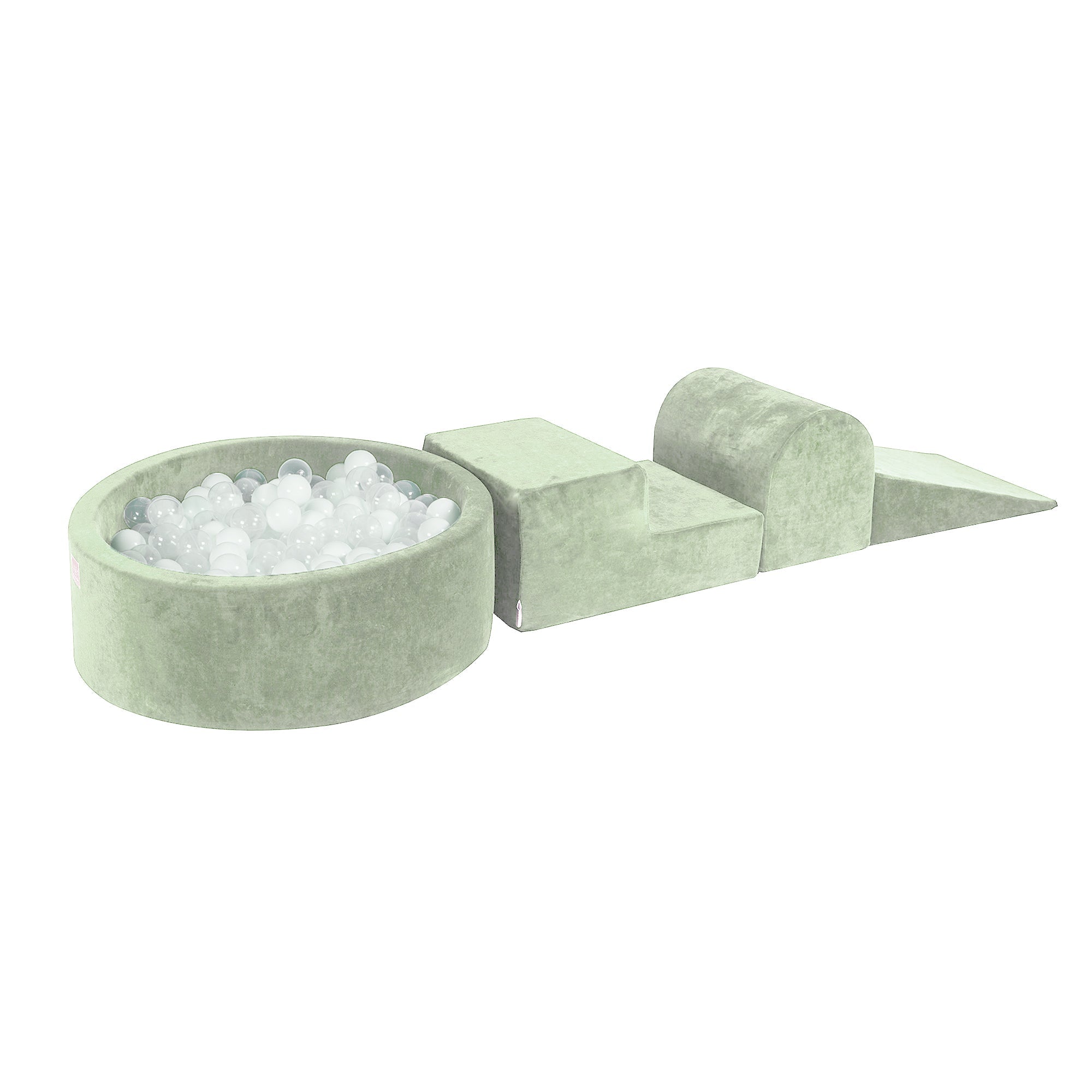 Velvet Kids Foam Klimblokken Saliegroen - Baby Zachte Speelset