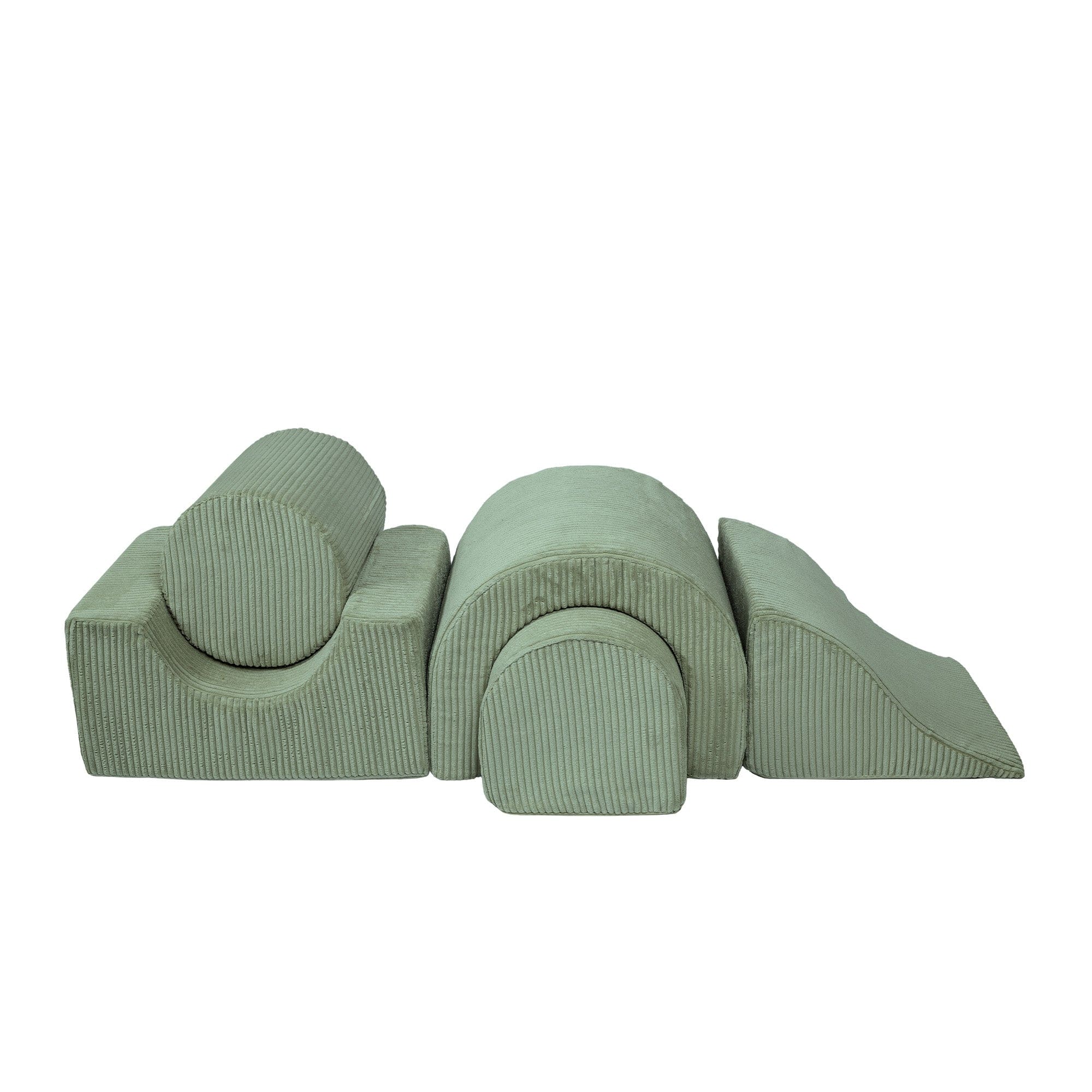 MeowBaby Aesthetic Kids Foam Climbing Blocks - Baby Soft Play Set | 5 Elements