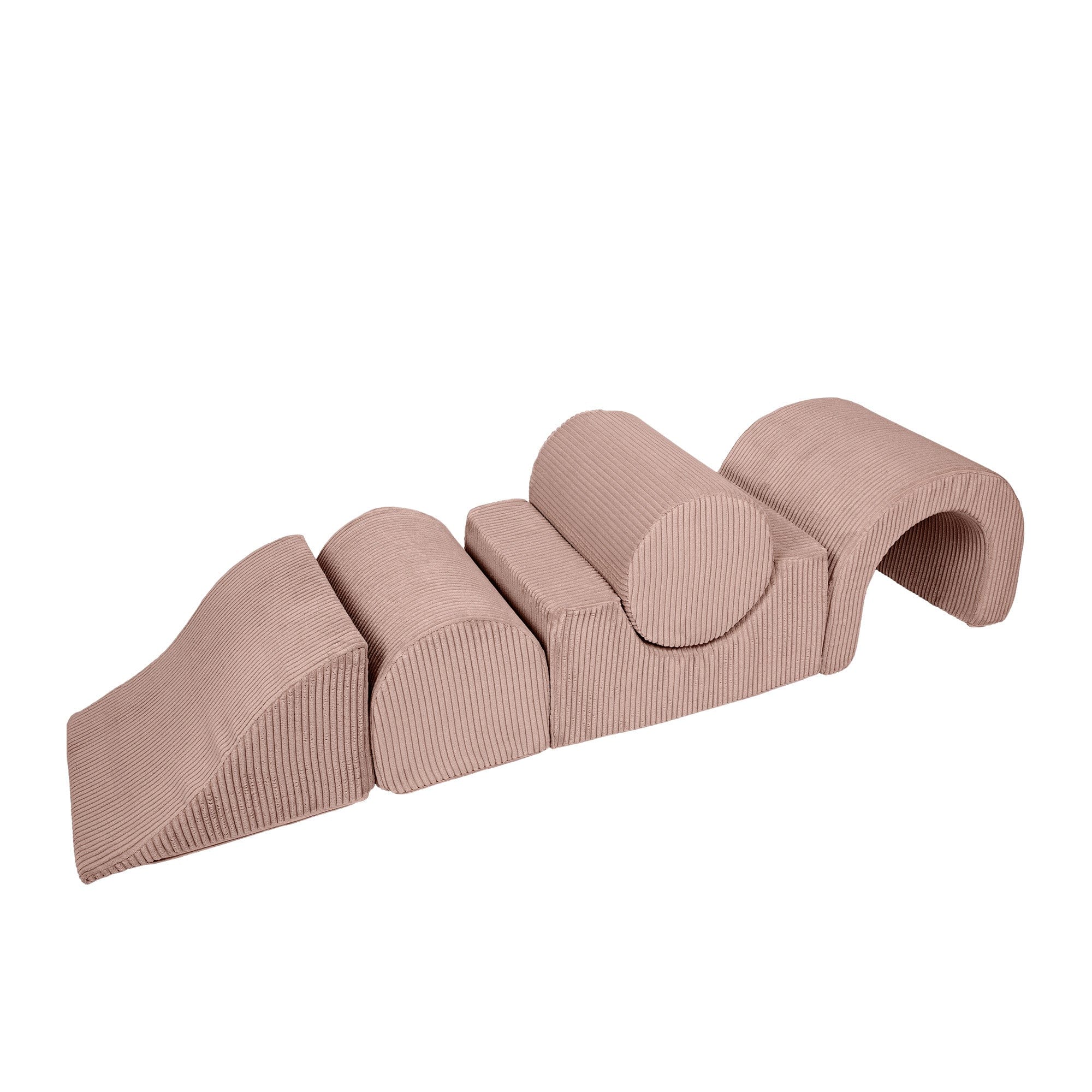 MeowBaby Aesthetic Kids Foam Climbing Blocks - Baby Soft Play Set | 5 Elements