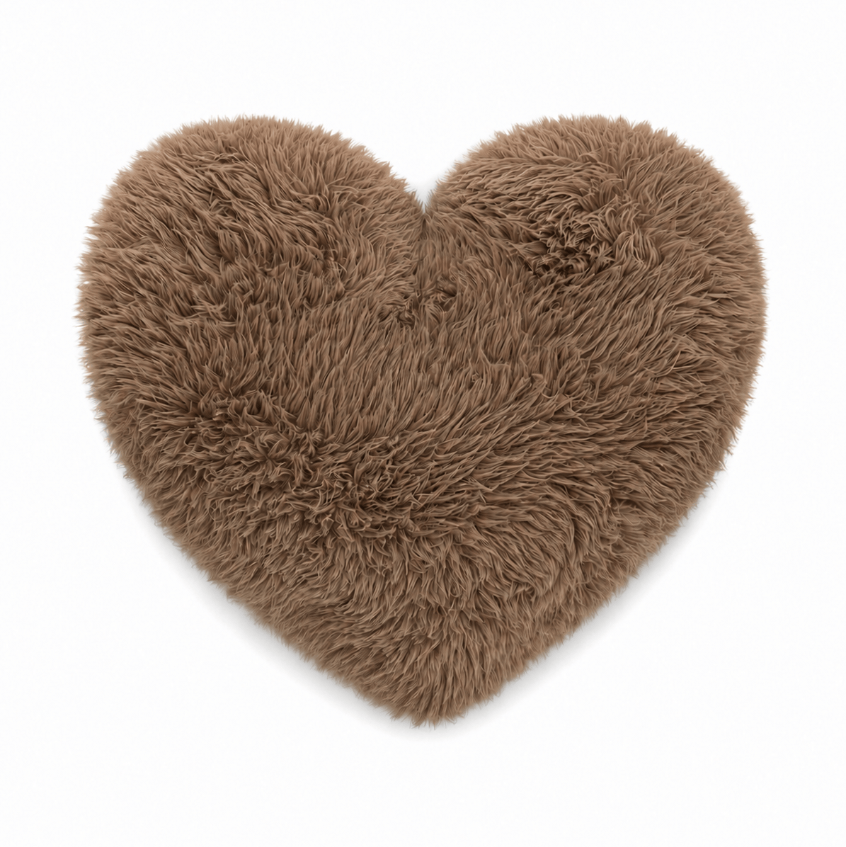 Meowbaby Decorative Kids Heart Pillow Furry Heart - Soft and Stylish | Mammoth