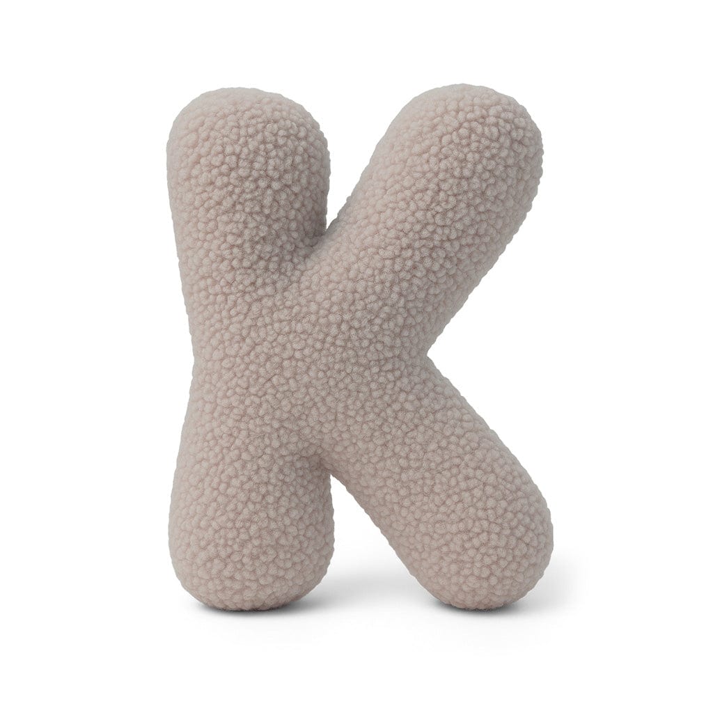 Meowbaby Alphabet Letter Pillow Light Gray | Bearly