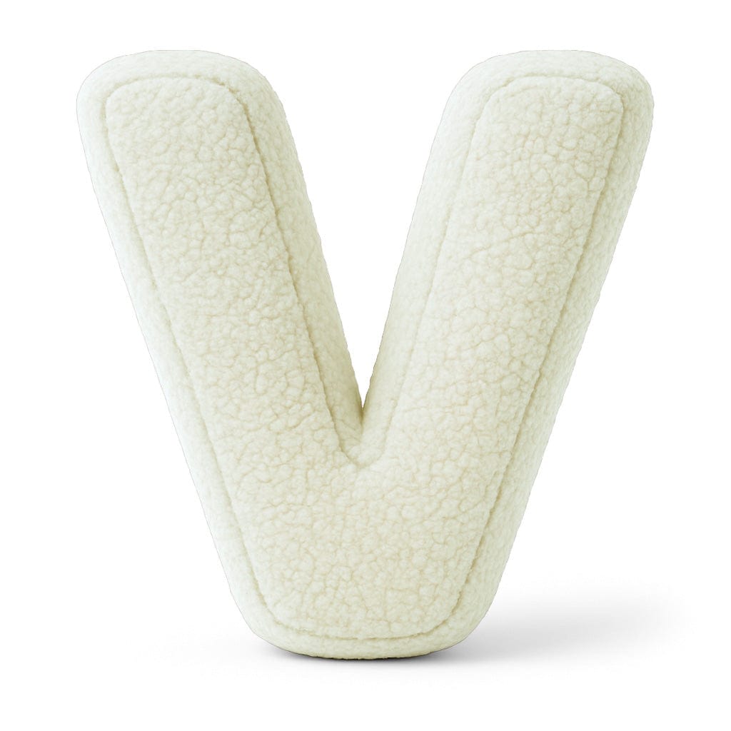 Meowbaby Alphabet Letter Pillow Cream | Bearly
