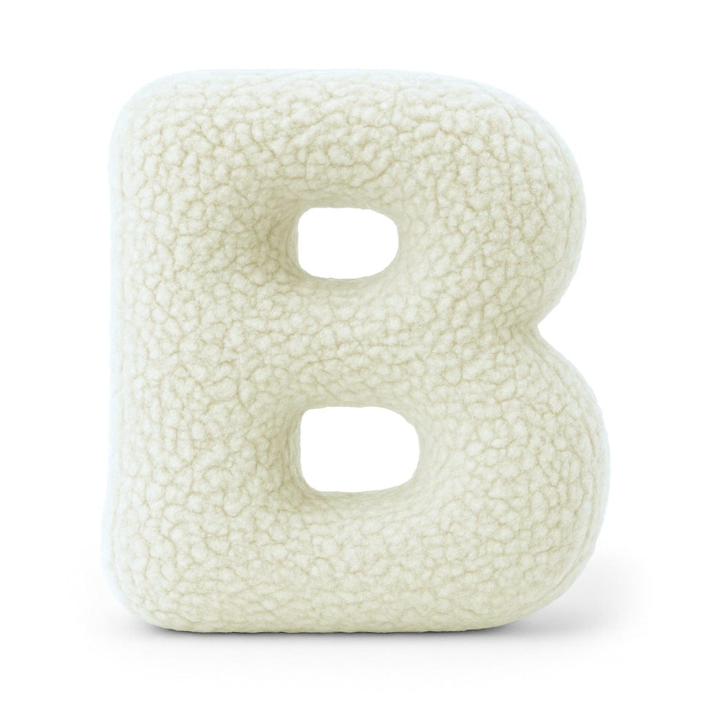 Meowbaby Alphabet Letter Pillow Cream | Bearly