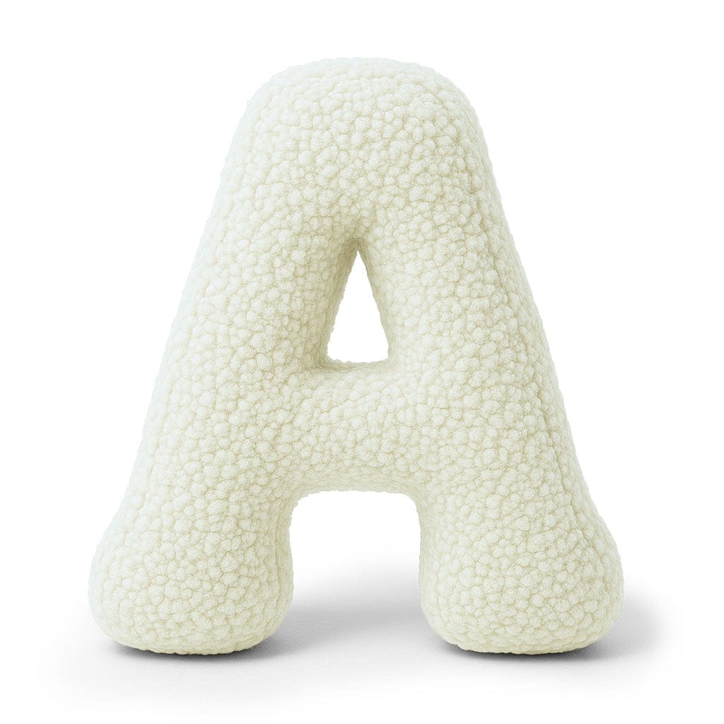 Meowbaby Alphabet Letter Pillow Cream | Bearly
