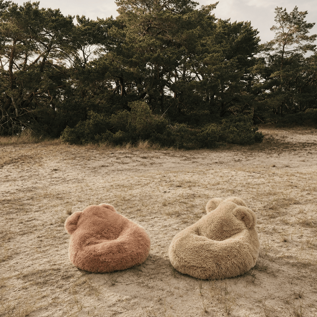 Meowbaby Pouf for Kids - Sako Bag Teddy | Mammoth