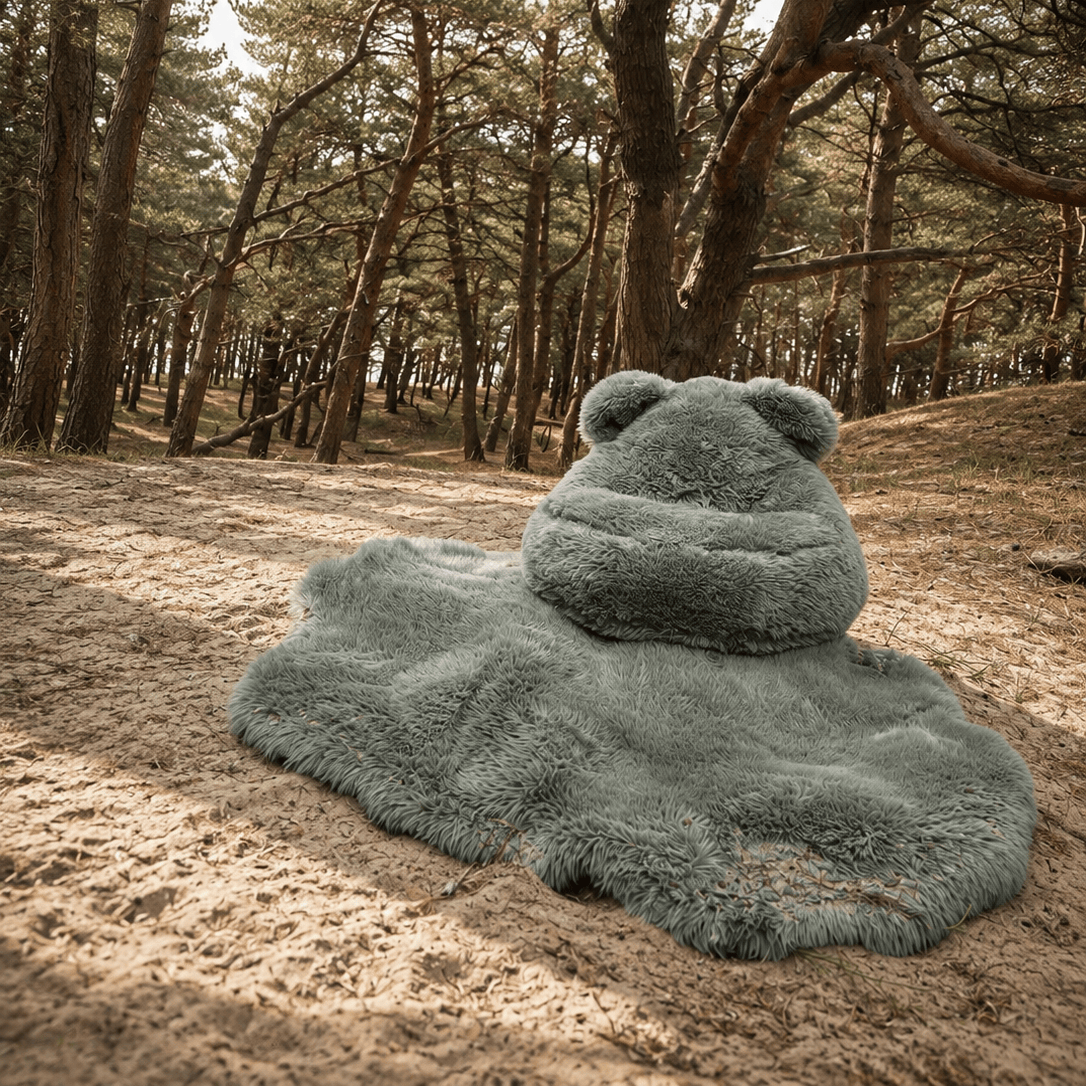 Meowbaby Pouf for Kids - Sako Bag Teddy | Mammoth