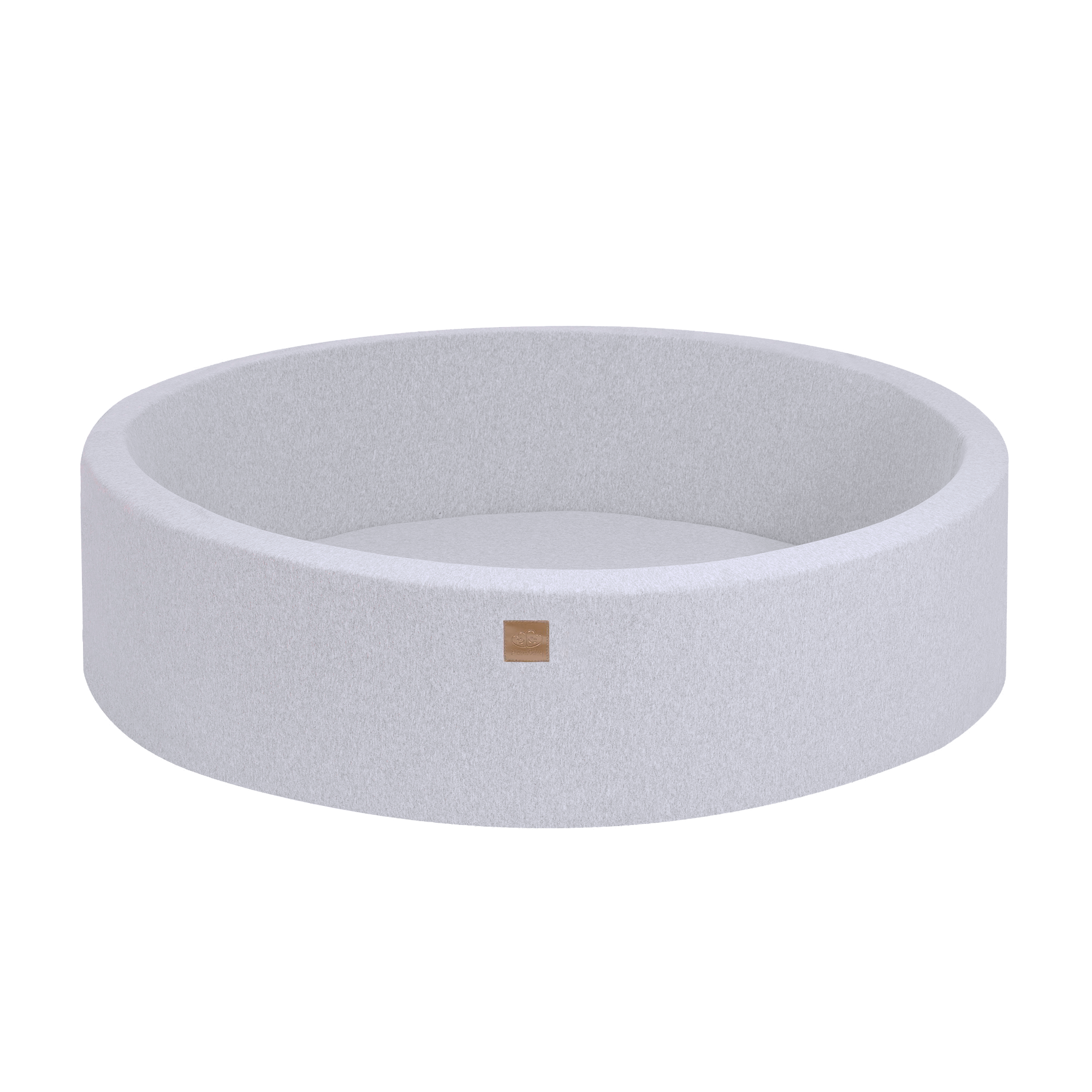 Katoenen ballenbak grijs groot