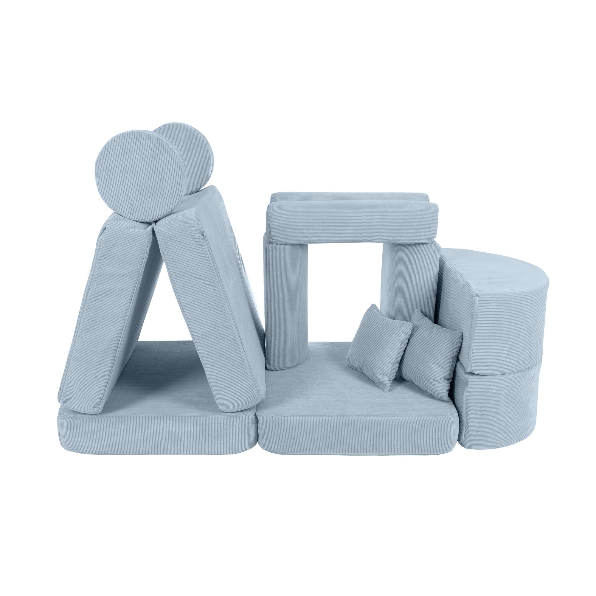 MeowBaby Slimcord Speelbank Max – Modulaire Kinderspeelbank | 12 Stuks