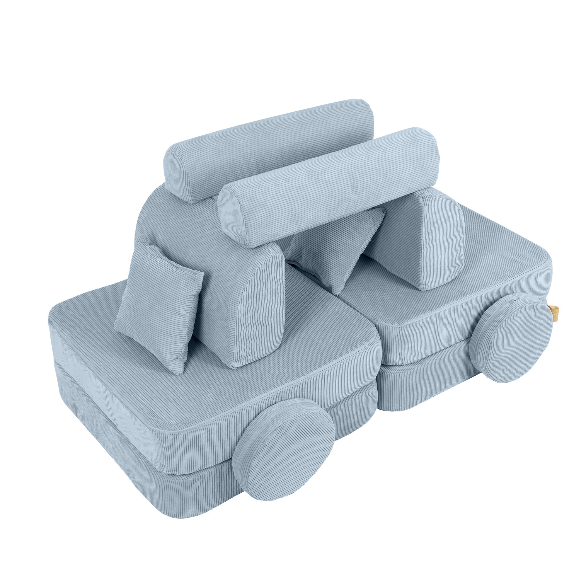 MeowBaby Slimcord Speelbank Plus – Modulaire Speelbank voor Kinderen | 10 Stuks